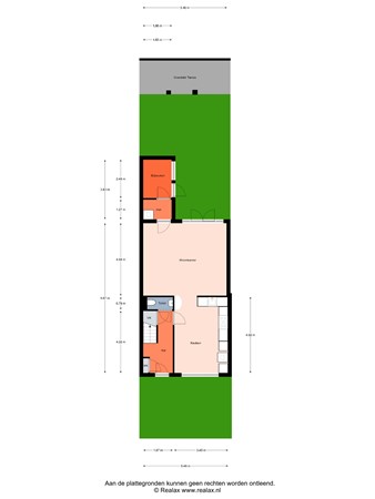 Floorplan - Rembrandt van Rijnstraat 29, 3751 VH Bunschoten-Spakenburg